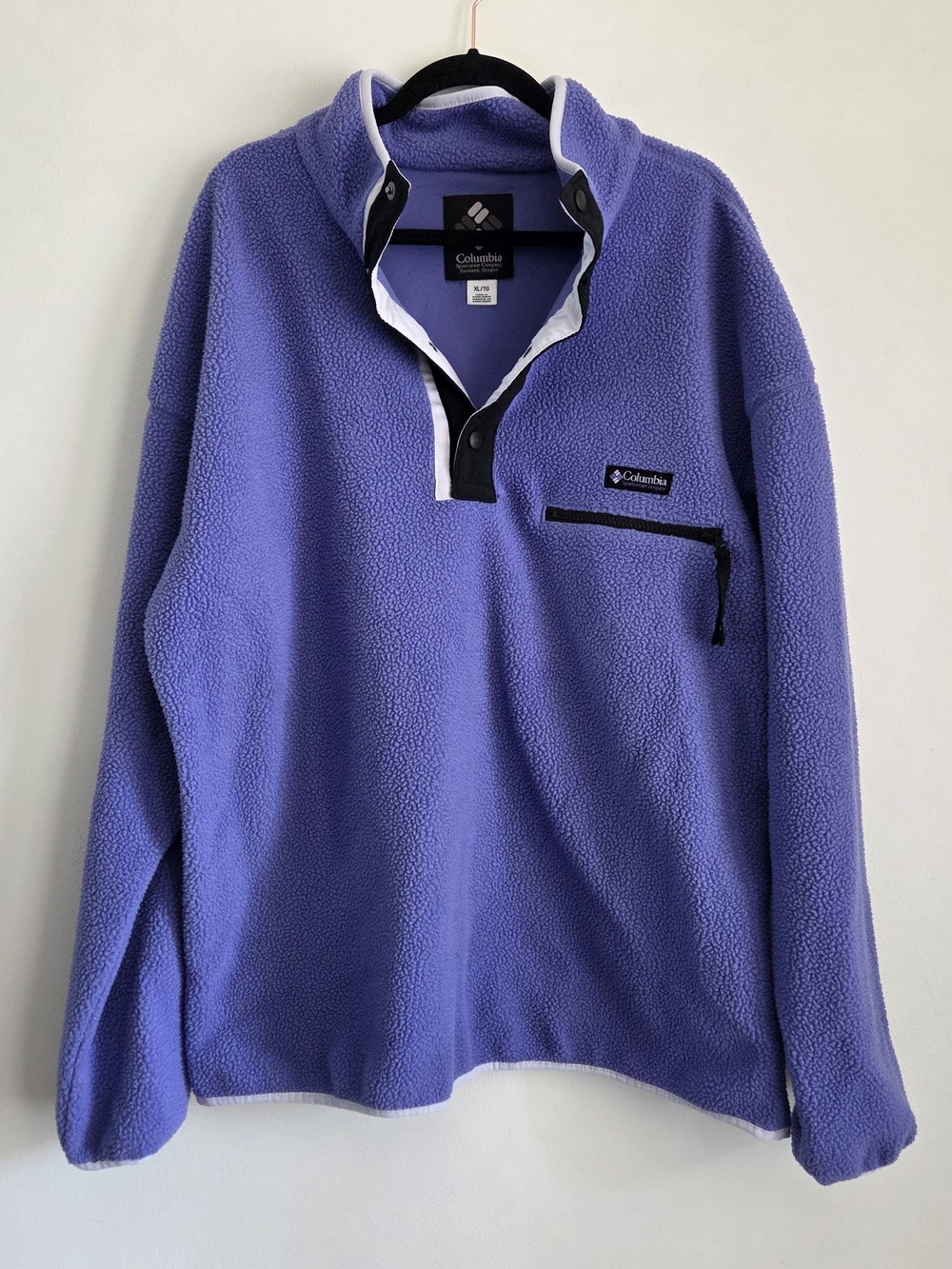 Columbia Lavender Fleece Pullover